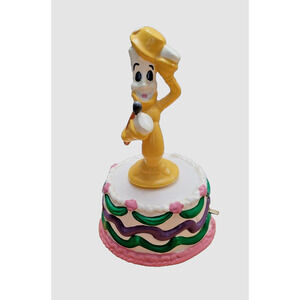 Schmid Disney Beauty and the Beast Lumiere Music Box Wind-up Candle Stick
